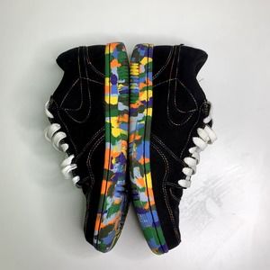 Nike Court Force Low Black Denim Tart Multicolor Sole 313561-002 Men’s Size 8.5